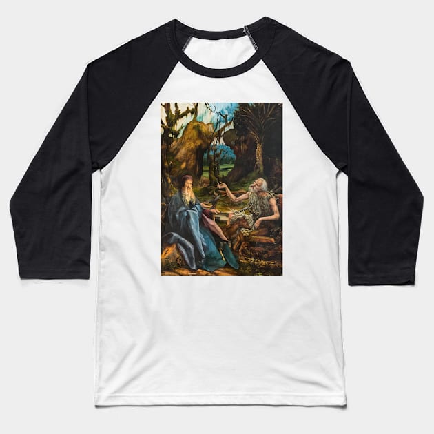 The Temptation of Saint Anthony - Matthias Grünewald Baseball T-Shirt by themasters